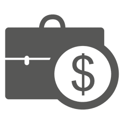 Moeda de dólar na pasta Desenho PNG