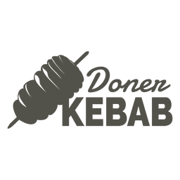 Logotipo da Doner kebab Transparent PNG