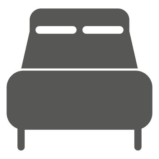 Doppelbett Symbol PNG-Design