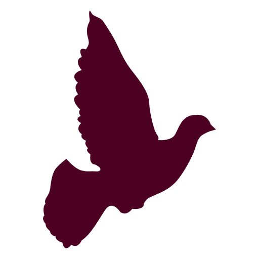 Paloma de la paz volando libre Diseño PNG