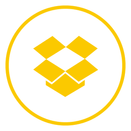 Icono de anillo de Dropbox Diseño PNG
