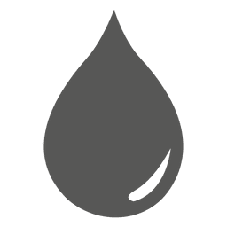 Icono de gota Transparent PNG