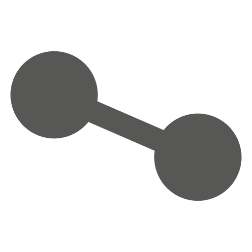 Hantelseitensymbol PNG-Design
