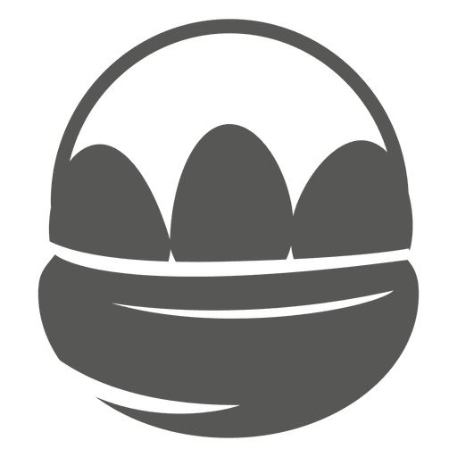 Icono de canasta de huevos de Pascua