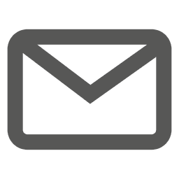 Icono de contorno de correo electrónico Diseño PNG