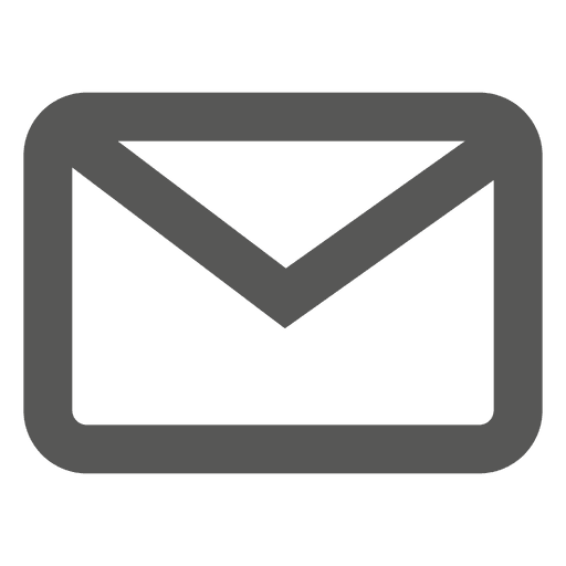 Email outline icon PNG Design