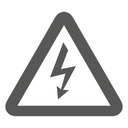 Energiedreieckzeichen PNG-Design
