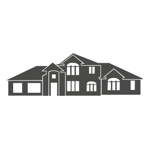 Download Casa europea silueta 2 - Descargar PNG/SVG transparente