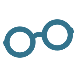 Ícone plano de óculos Desenho PNG