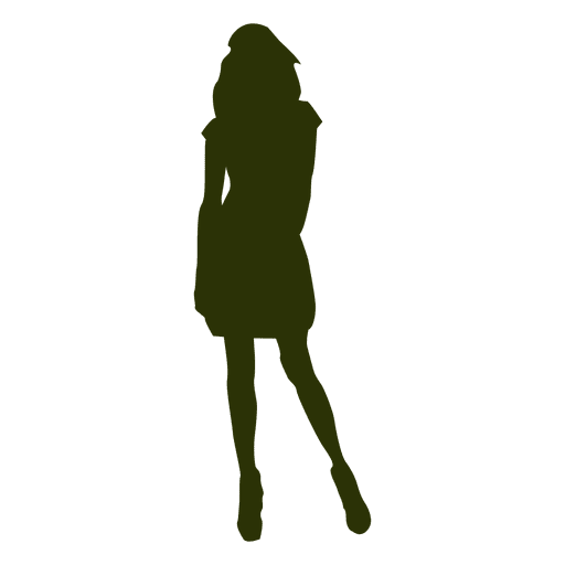 Fashion girl silhouette 2