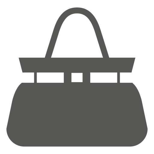 Fashionable ladies bag icon PNG Design