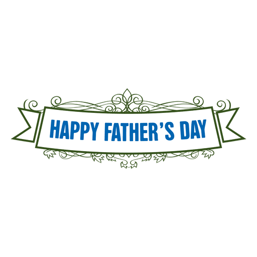 Father's day badge PNG Design