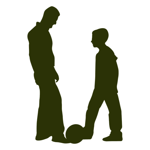 Download Father son playing silhouette 1 - Transparent PNG & SVG ...