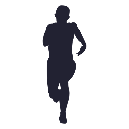 Female athletes silhouette PNG Design