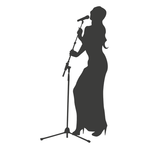 mujer cantante silueta descargar png svg transparente mujer cantante silueta descargar png