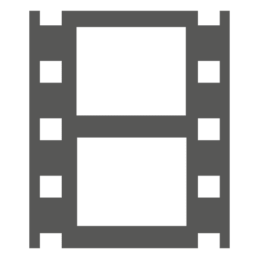 Filmstrip cinema icon PNG Design