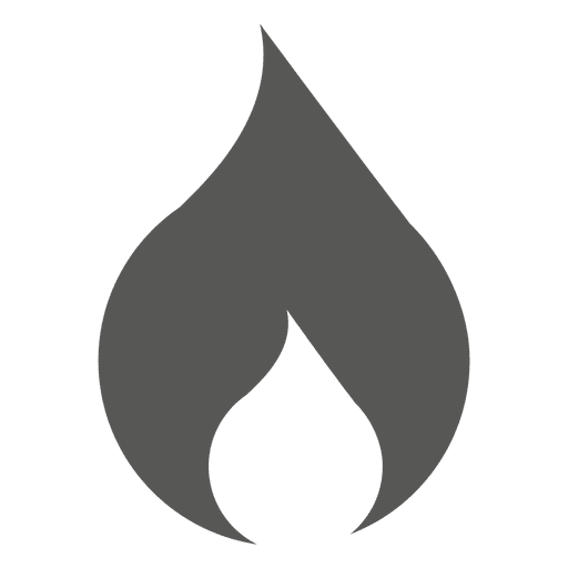 Fire flame icon PNG Design