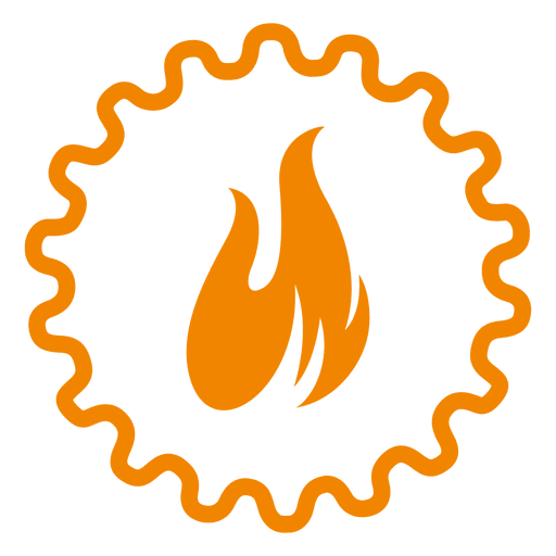 Feuer rad cion PNG-Design