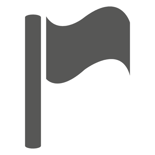 Ícone de bandeira plana Desenho PNG
