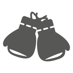 Ícone de luvas de natal planas Desenho PNG