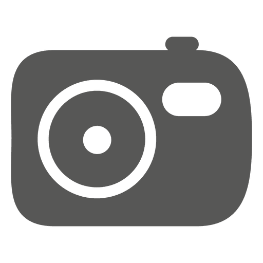 Flat camera icon PNG Design