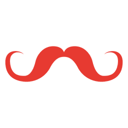 Flat hipster mustache 1 PNG Design