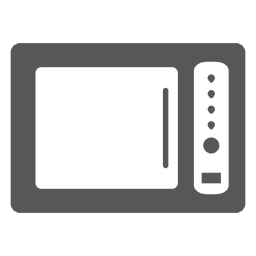 Icono de horno plano Diseño PNG