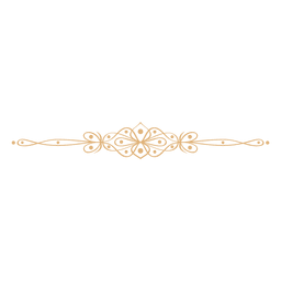 Blumenverzierungsteiler 3 PNG-Design