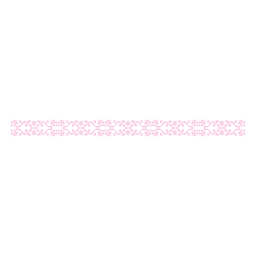 Divisor de redemoinhos ornamentais florais Desenho PNG