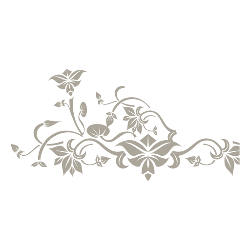 Ornamento floral de los remolinos 16 - Descargar PNG/SVG transparente