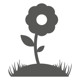 Icono de planta de flor Diseño PNG