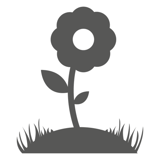 Blumenpflanzensymbol PNG-Design