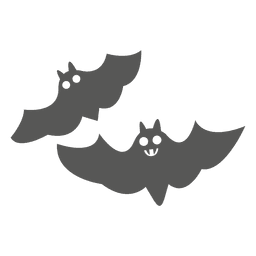 Ícone de morcegos voadores Desenho PNG