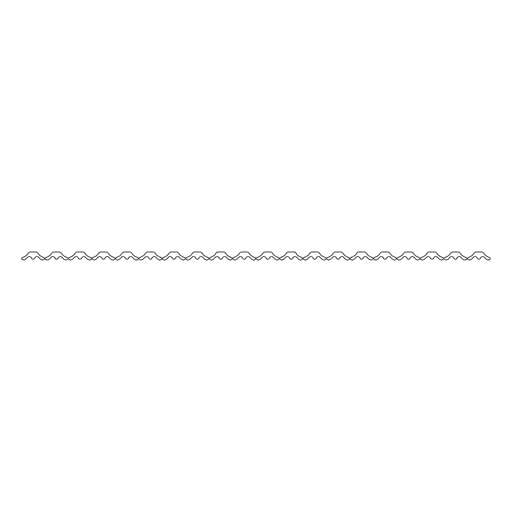 Folded wavy line divider