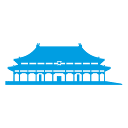 Forbidden city beijing PNG Design Transparent PNG