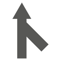 From right intersection sign PNG Design Transparent PNG
