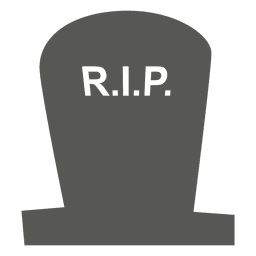 Front tombstone icon PNG Design