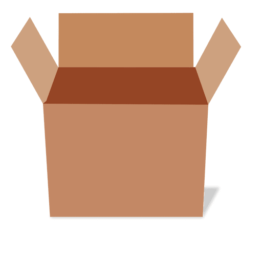 Kartonverpackung von vorne PNG-Design