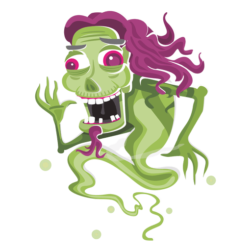 Funny woman ghost PNG Design