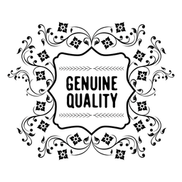 Blumenabzeichen in Originalqualität 5 PNG-Design