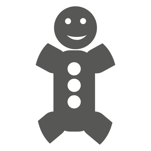 Icono de galleta de hombre de pan de jengibre Diseño PNG