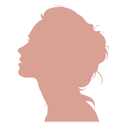 Girl face silhouette 3 PNG Design Transparent PNG