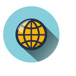 Ícone de círculo global Transparent PNG