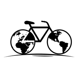 Globus klingelt Fahrrad PNG-Design