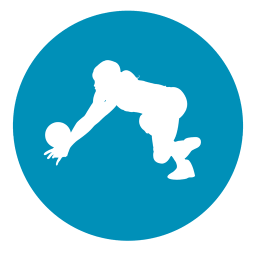Goalkeeper circle icon PNG Design