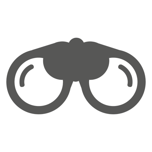 Icono plano de gafas Diseño PNG