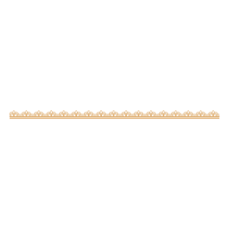 Goldener dekorativer Teiler PNG-Design