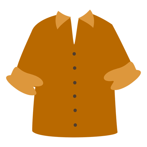 Dibujos animados de la camisa de los hombres de oro Diseño PNG