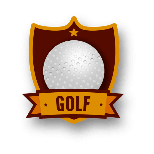 Logo de golf Diseño PNG