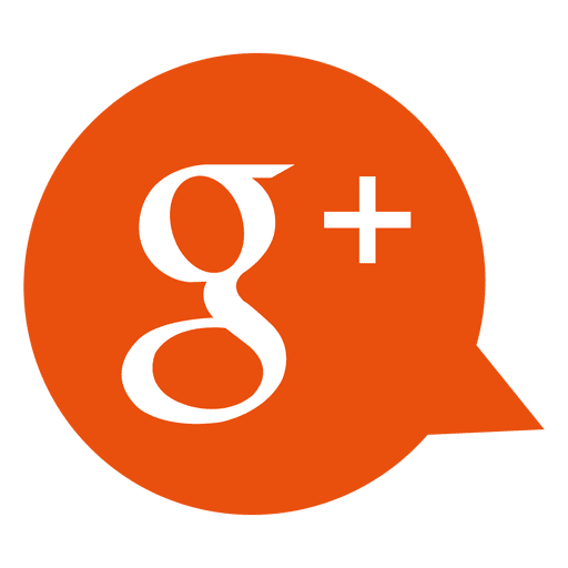 Icono de burbuja de Google m?s Diseño PNG